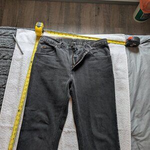 LEE, 100% cotton.  Waist 34 x Length 32